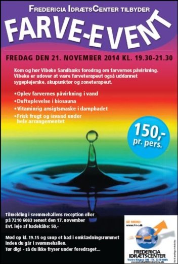 Farve-event i Fredericia idrætscenter